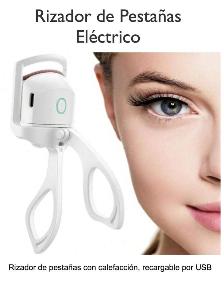 ¡Realza tu mirada al instante con nuestro Rizador Eléctrico con Calor para Pestañas!